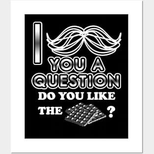 I mustache you a question Posters and Art